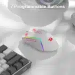 Redragon M693 Wireless/Wired BT & 2.4G Bluetooth Gaming 8000 DPI Mouse 3-Mode Connection RGB Backlight for PC/Mac/Laptop - Image 5