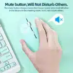 Wireless Bluetooth-compatible Mouse Portable Ergonomic Computer Mice For Laptop iPad Tablet PC Mobile Phone Office Gaming Mouse - Image 4