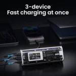 SHARGE Power Bank 24000mAh 170W Output Fast Charge with IPS Smart Screen Display IP66 Waterproof for MacBook Tablet iPhone 15pro - Image 6