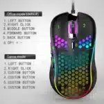 USB Wired Gaming Mouse Mechanical Mice USB Luminous Light Mouse 7200DPI Adjustable Optical Gamer Mice for PC Computer Game - Image 5