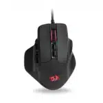 Redragon M806 Gaming Mouse, 7 Programmable Buttons Wired RGB Mouse, Software Supports DIY Keybinds & Backlit, Black/White Mouse