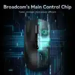 ATTACK SHARK X6 Mouse,PAW3395 Bluetooth Tri-Mode Connection,RGB Touch Magnetic Charging Base,Macro Gaming Mouse - Image 5