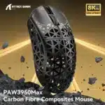 ATTACK SHARK R5Ultra 8K Carbon Fiber Wireless Gaming Mouse with 42000 DPI -PAW3950 MAX Sensor -39g Ultra-Lightweight for Win/Mac - Image 3