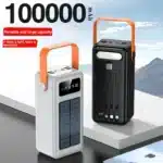 100000 mAh Large Capacity Power Bank Detachable Four Wire Solar Power Student Dormitory Portable Bank Outdoor Camping Light