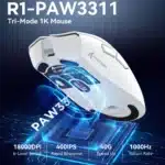Attack Shark R1 1000Hz Bluetooth Mouse,18000dpi,PAW3311,Tri-mode Connection, Macro Gaming Mouse - Image 5