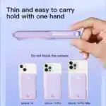 Travel 10000mAh Powerbank For Magsafe Wireless Charger Power Banks Fast Charge External Battery With Bracket For iPhone 15 14 13 - Image 4