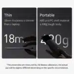 Baseus 100W Power Bank 20000mAh Type C PD Fast Charging Powerbank Portable External Battery USB Quick Charge For Macbook Laptop - Image 4