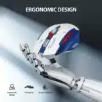 INPHIC F9 Wireless Mouse Rechargeable Silent Office Mouse Power Display Computer Notebook 2.4G Universal Portable Mecha Version - Image 6