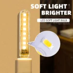 5pcs Portable USB LED Strip Warm White Night Lights - Image 3