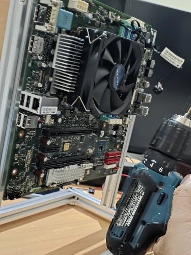 METALFISH BlockCase Open Frame ATX M-ATX Gaming Case 240 Cooler photo review