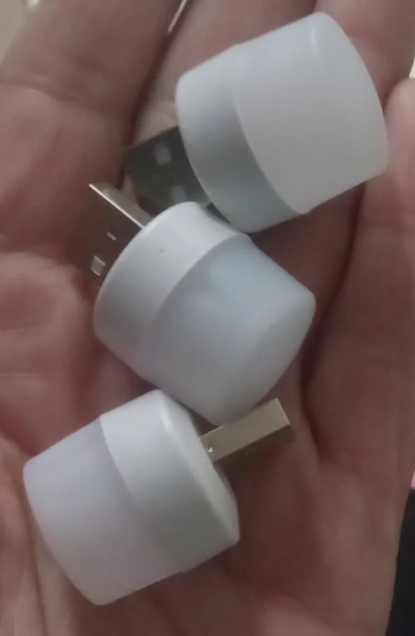 10Pcs Mini USB Warm White LED Night Reading Light Eye Care photo review