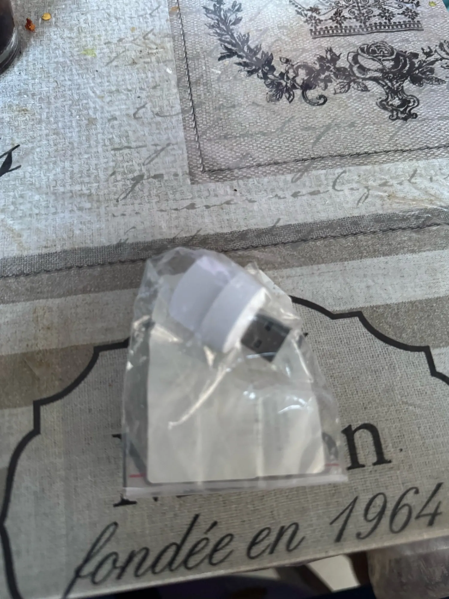 10Pcs Mini USB Warm White LED Night Reading Light Eye Care photo review