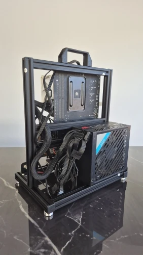 METALFISH BlockCase Open Frame ATX M-ATX Gaming Case 240 Cooler photo review