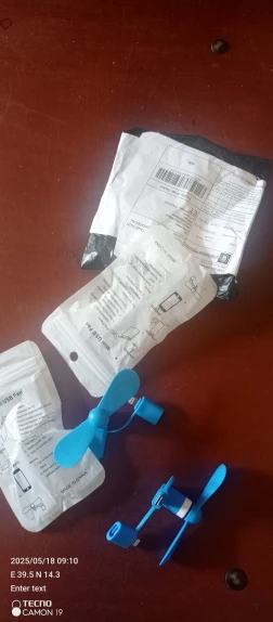 3 in 1 Portable Phone Mini Fan USB Cooling iPhone Android photo review