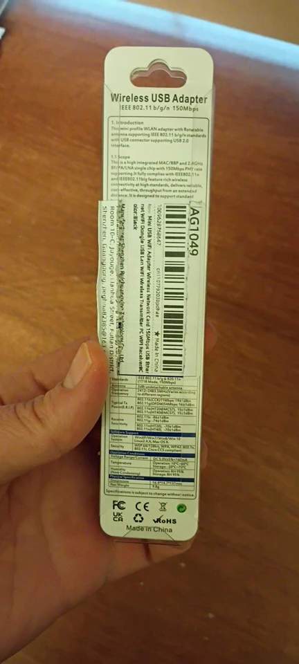 Mini USB WiFi Adapter 150Mbps Wireless Network Dongle PC photo review