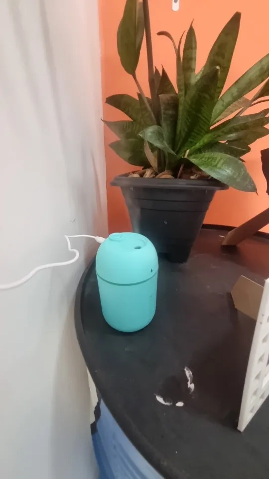 330ML Mini USB Cool Mist Humidifier Aroma Diffuser LED Light photo review