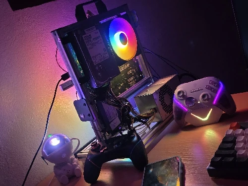 METALFISH BlockCase Open Frame ATX M-ATX Gaming Case 240 Cooler photo review