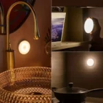 Mini LED Touch Sensor Rechargeable Night Light Round Lamp - Image 4