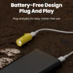 Mini LED USB-C 230LM Portable Emergency Cycling Flashlight - Image 2