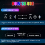 Mini USB RGB Ambient Light 8 Color Car Laptop Night Lamp - Image 5