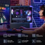 Redragon CA606 ATX Gaming Case 270° Full View 3 Fans - Image 2