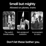 Type C Mini Cigarette Lighter Portable Outdoor Press Safety - Image 4