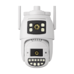10MP 5K dual lens PTZ outdoor wifi security camera front view