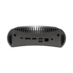Top and rear view showing cooling vents and display ports of Mini PC