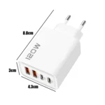 120W USB-C Fast Charger with 4 Ports for Multiple Devices - Image 4