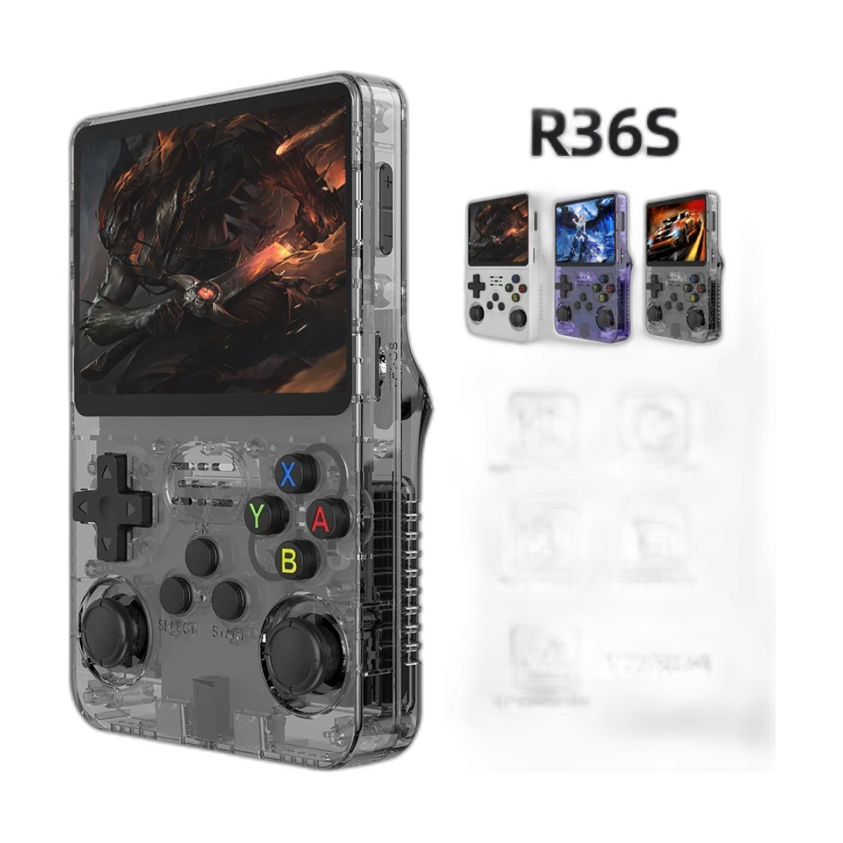 128G R36S Retro Handheld Video Game Console Linux System 3.5 Inch IPS Screen R35s Pro Portable Pocket Video Player 64GB Games-bg-clean BOYHOM R36S 128GB retro handheld game console with 3.5 inch IPS screen