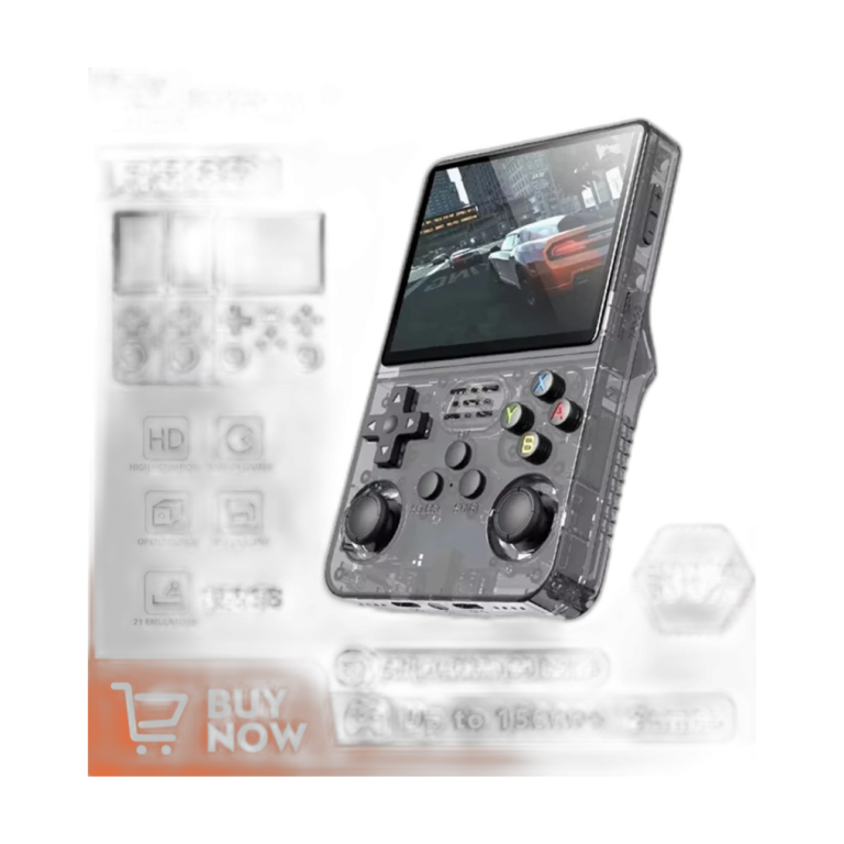 R36S Retro Handheld Game Console front view with 3.5 inch screen
