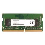 Kingston laptop RAM showing product label with specs
