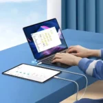 Close-up of 10A high-speed Type-C charging cable