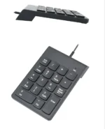 USB wired numeric keypad connected to laptop