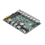 Top view of Qotom 1U rack mini PC highlighting compact design