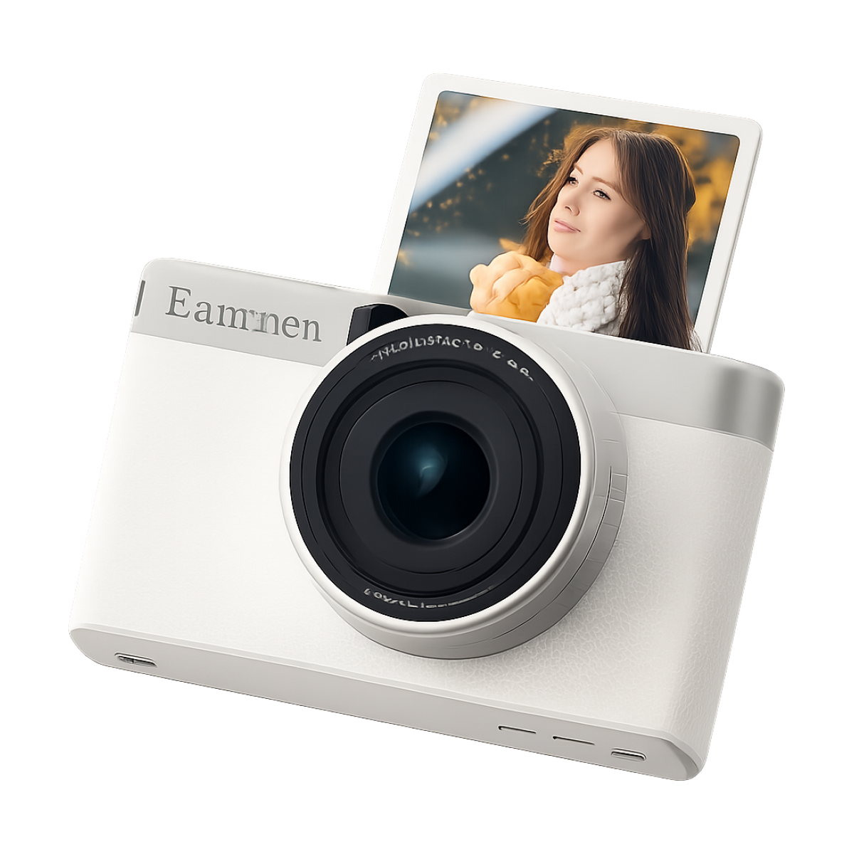 2.4′ Screen 1080P HD Digital Camera Anti-Shake 8x Zoom Photography Video Camcorder Autofocus 180°Flip Screen-bg-clean Front view of 2.4-inch screen 1080P HD digital camera with 8x zoom