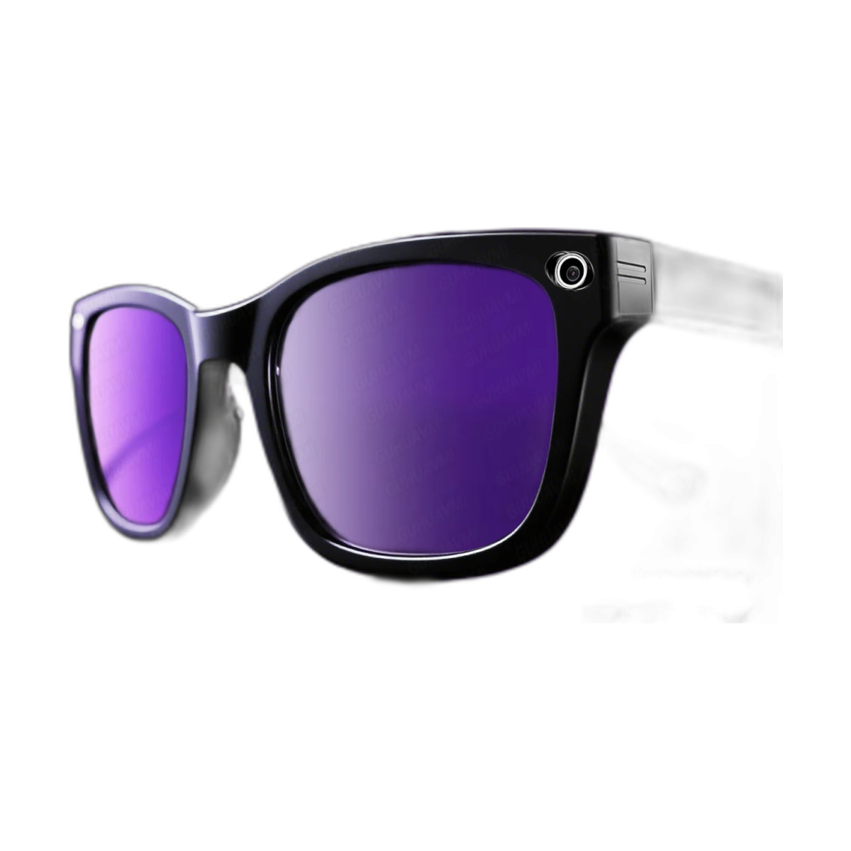 2025 Brand New 8MP Camera Glasses Color-Changing AI Smart Bluetooth Glasses Photo Video Recording Waterproof Call Smart Sunglass-bg-clean 2025 AI Smart Bluetooth Glasses with 8MP camera front view