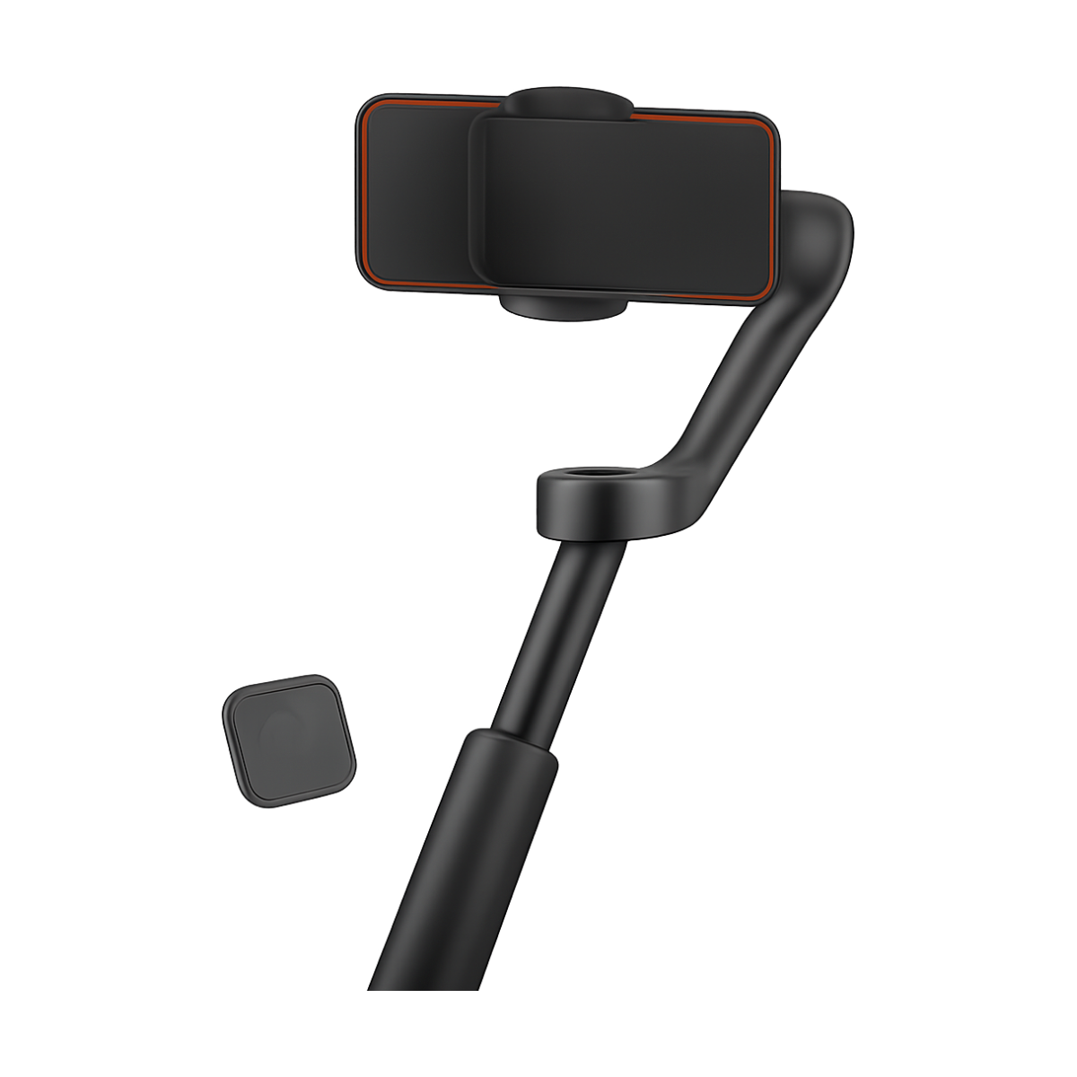 2025 New AOCHUAN Handheld Gimbal Stabilizer Smart X3 Foldable Bounce Type with Detachable Gimbal Remote for iPhone 12-17 Android-bg-clean-bg-clean AOCHUAN SmartX3 foldable handheld gimbal stabilizer front view