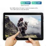Back view of 2025 10 Inch Android Tablet with rear camera