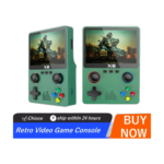 BOYHOM X6 handheld game console front view with dual joysticks