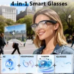 2026 AI Smart Glasses 8MP Dual Camera Video 4GB RAM - Image 2