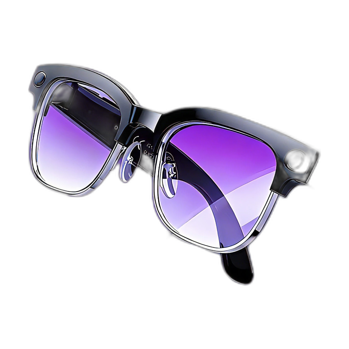 2026 New 800W 4K Camera Smart Glasses Men Recording Videos 3600mAh Power Bank 120+Languages Translation Music Play Glasses Women-bg-clean 2026 AI smart glasses with dual 8MP cameras and 3600mAh power bank