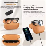 Side view of 2026 smart glasses highlighting camera lenses