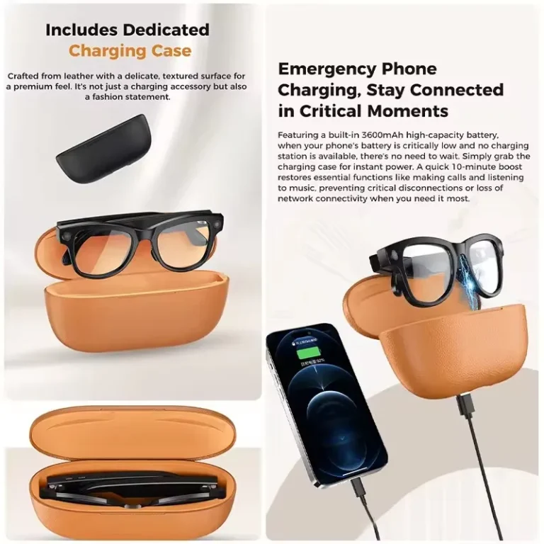 Side view of 2026 smart glasses highlighting camera lenses