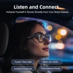 2026 Smart AI Glasses demonstrating Bluetooth call feature