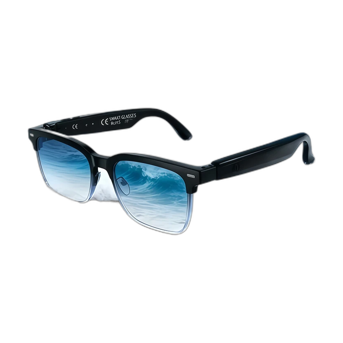 2026New for Sony 800W Pixel Camera Smart Glasses Video Recording AI Photo Recognition Bluetooth CallVoice TranslationSunglasses-bg-clean 2026 Sony AI smart glasses with dual 8MP cameras front view