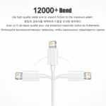 Packaged 20W USB-C to Lightning fast charger cable by NNBILI