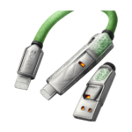 240W 4-in-1 zinc alloy USB-C fast charging cable