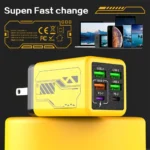 240W 6-Port USB-C Fast Charger with EU/US/UK Plugs - Image 4