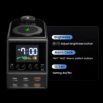 240W GaN charger station powering multiple devices including laptops and phones